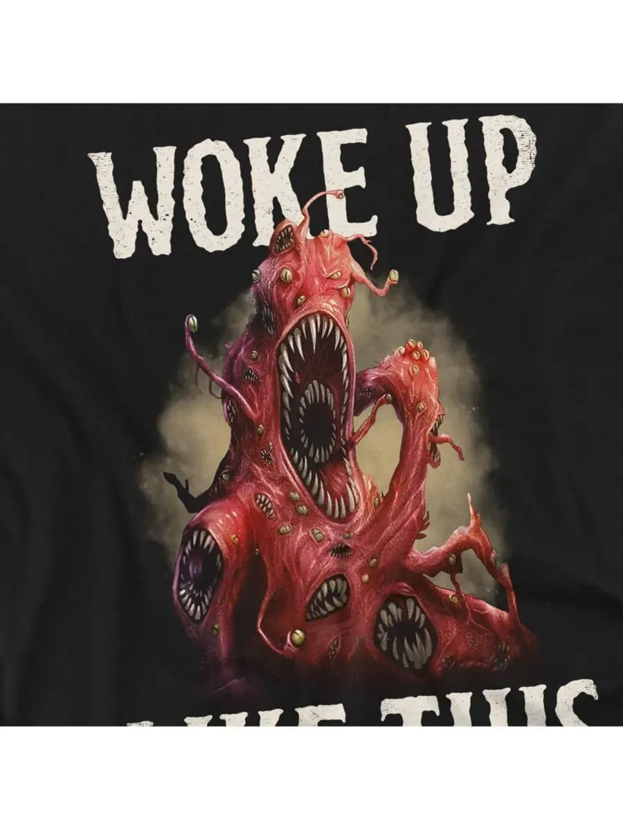 Футболка Big & Tall Dungeons And Dragons Woke Like This D&D — изображение 2 из 3, черный