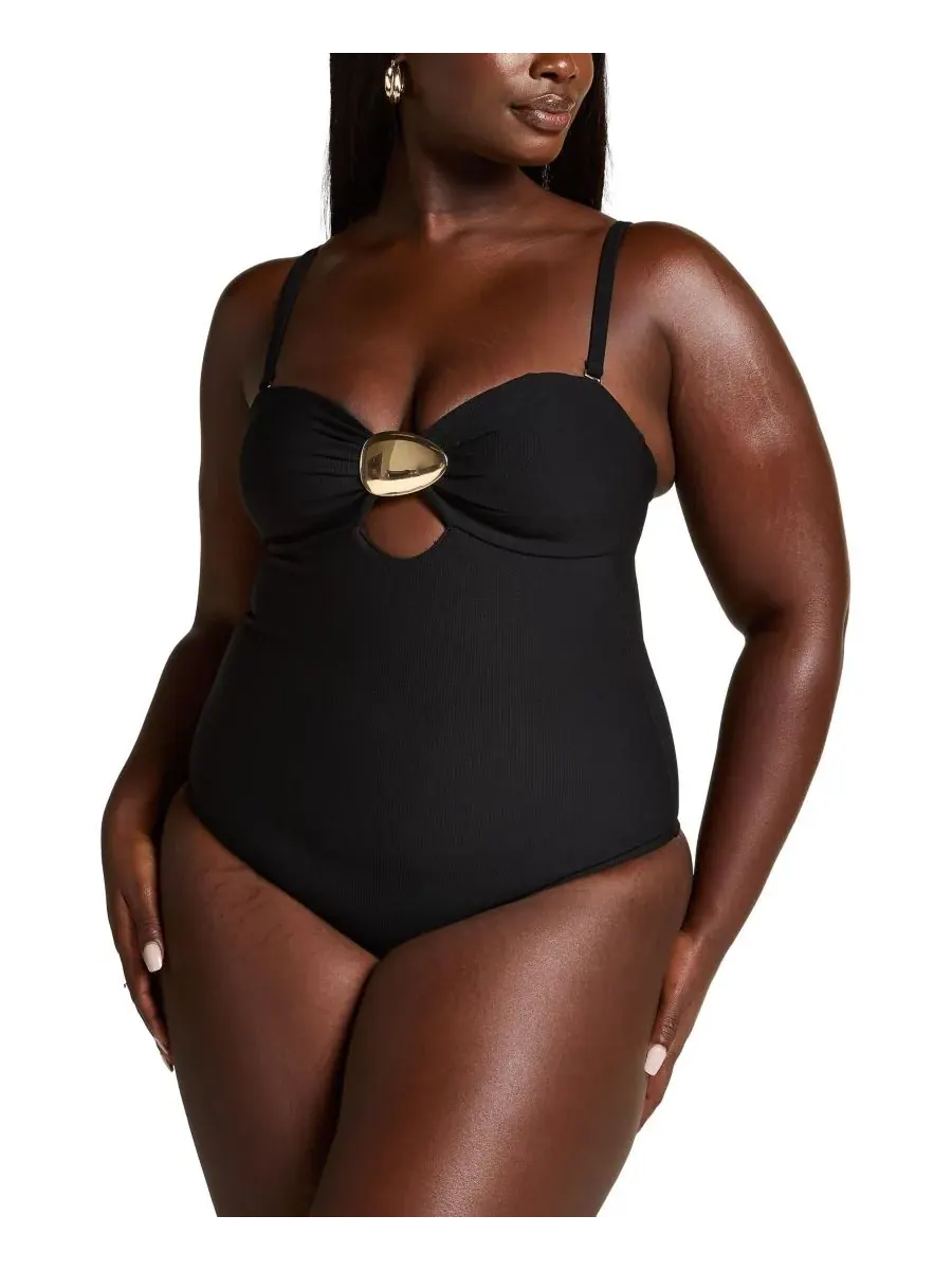 Женский корректирующий купальник Hunkemoller Cabo Hunkemöller — черный