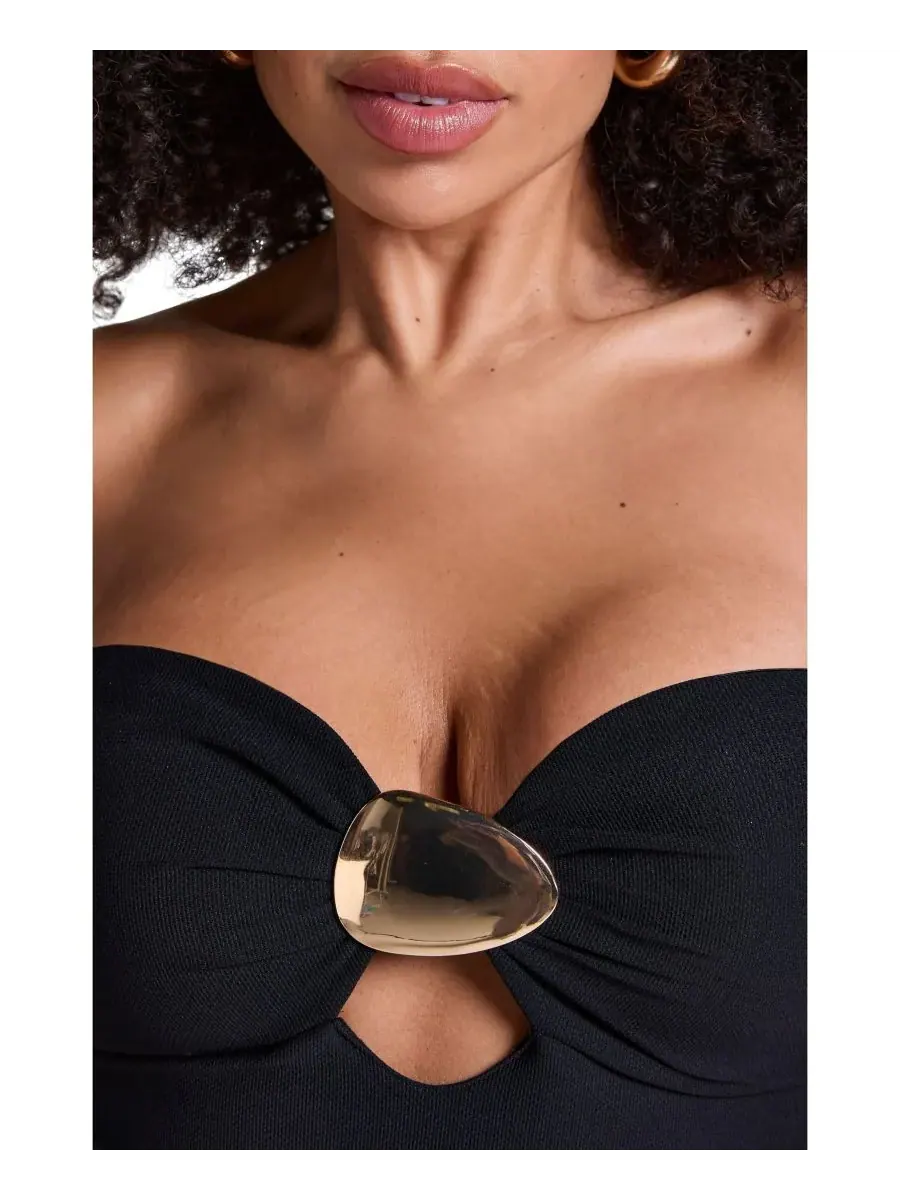 Женский корректирующий купальник Hunkemoller Cabo Hunkemöller — изображение 4 из 6, черный