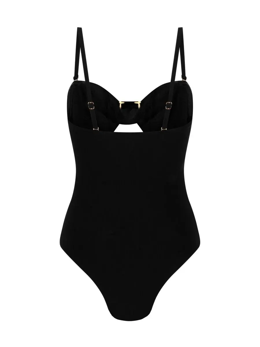 Женский корректирующий купальник Hunkemoller Cabo Hunkemöller — изображение 6 из 6, черный