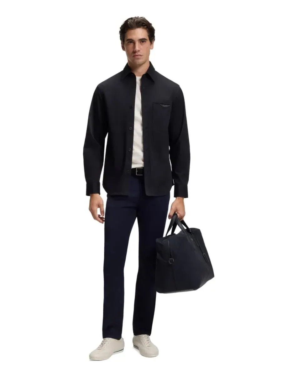 Футболка с жаккардовым узором BOSS x Aston Martin Hugo Boss — изображение 4 из 5, белый