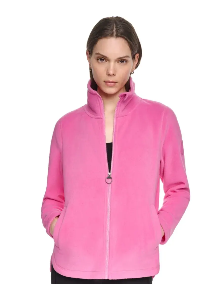 Женская куртка из флиса с изогнутым низом DKNY Sport, Taffy