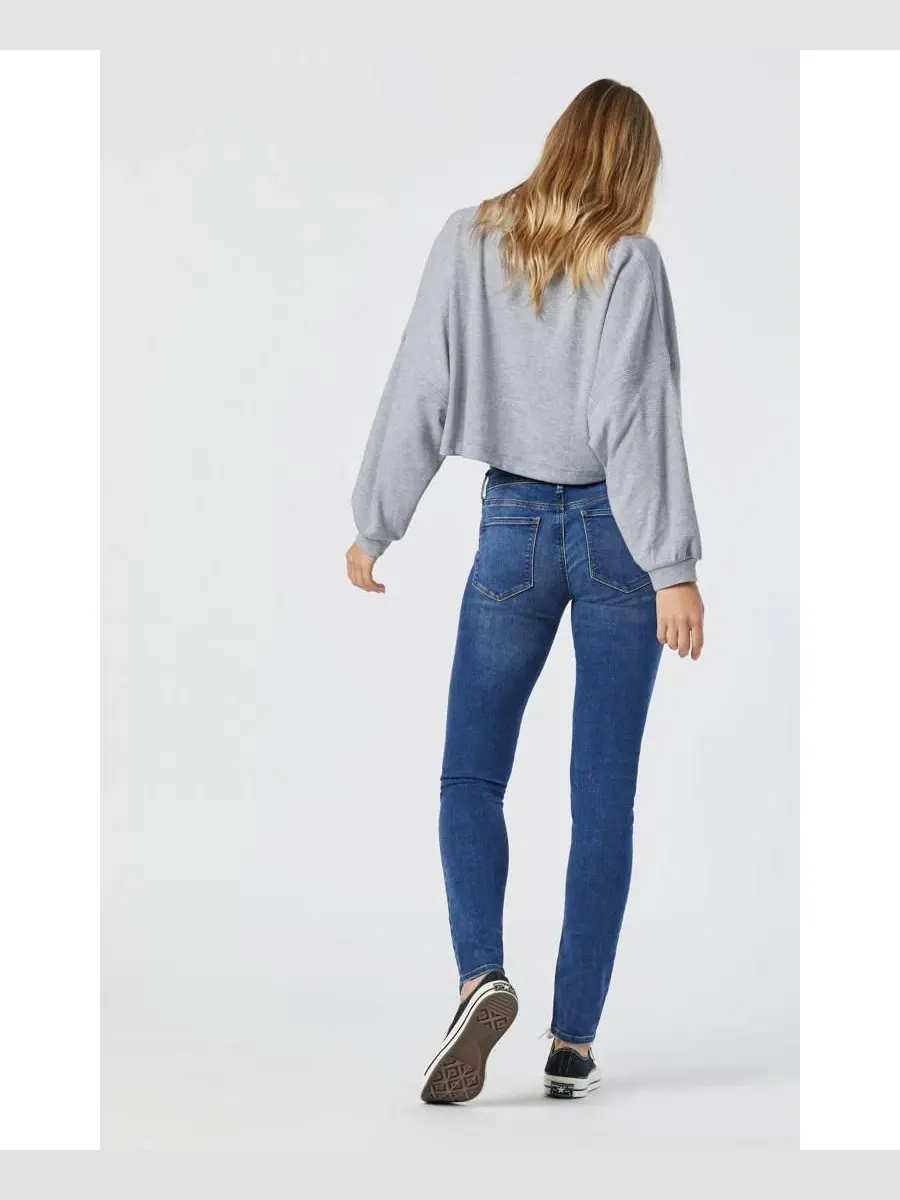 Женские джинсы Alexa Mid Rise Skinny из средне-мягкого денима Mavi Jeans — изображение 3 из 3, синий