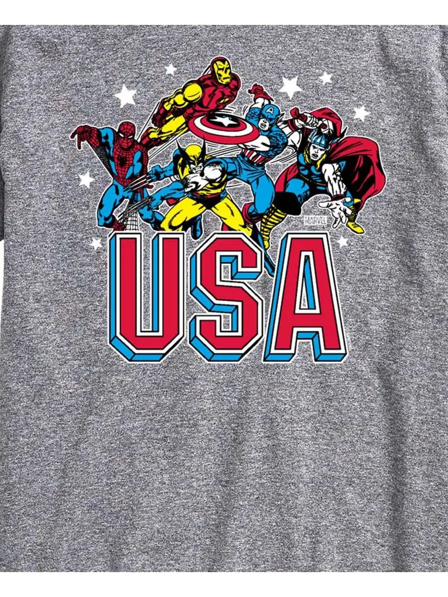Футболка с коротким рукавом Marvel USA AIRWAVES — изображение 3 из 3, приглушенный