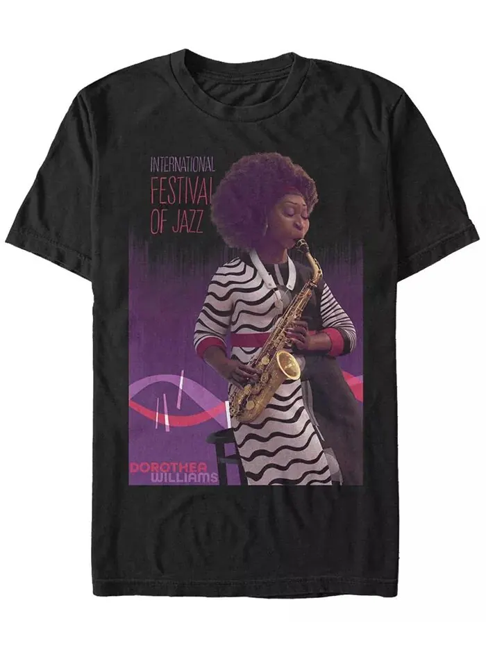Мужская футболка с коротким рукавом Soul Dorothea on Sax Fifth Sun — изображение 1 из 1, черный