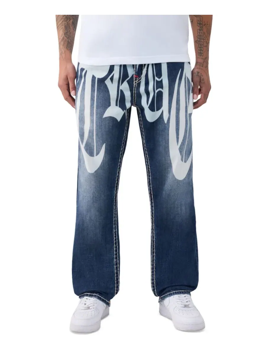 Джинсы свободного кроя Bobby Baggy True Religion — изображение 1 из 3, синий