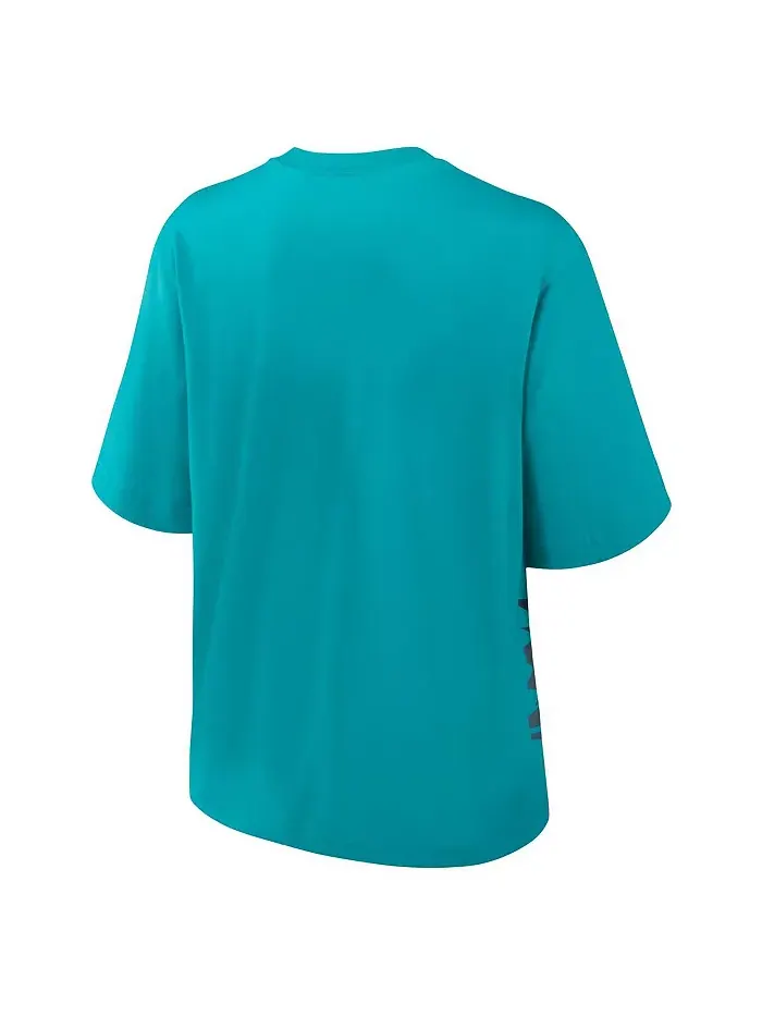 Женская свободная футболка Aqua Miami Dolphins Nike — изображение 3 из 3