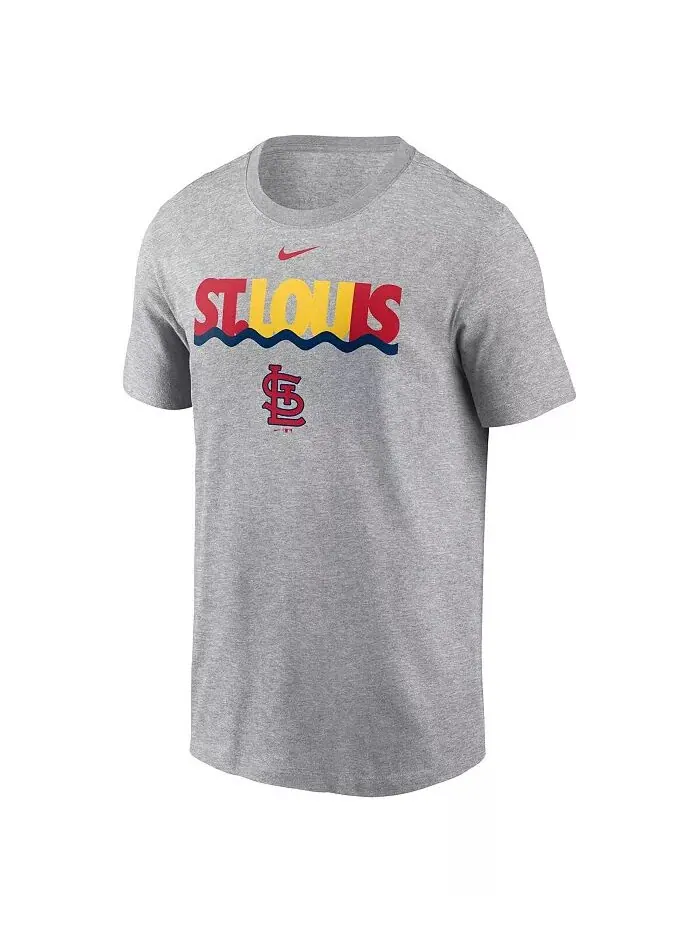 Футболка мужская Heather Charcoal St. Louis Cardinals Local Home Town Nike — изображение 3 из 3