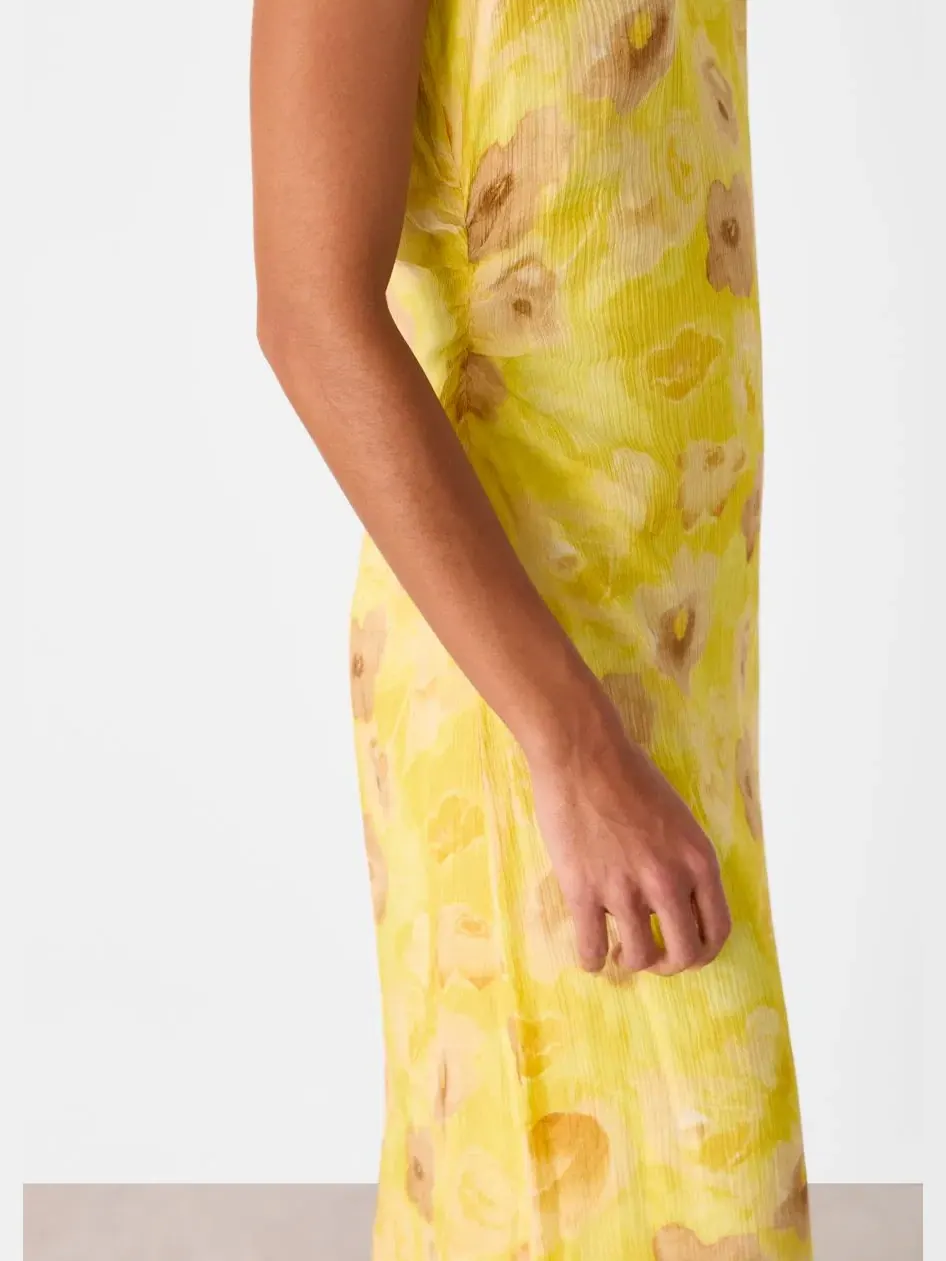 Платье-макси Sunshine Floral Textured Whistles — изображение 5 из 6, желтый/мульти