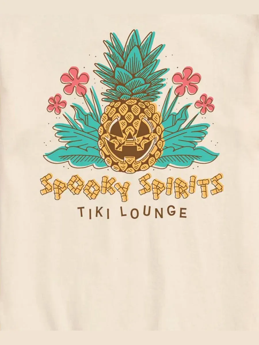 Футболка с коротким рукавом Spooky Spirits Tiki Lounge AIRWAVES — изображение 3 из 3, бежевый