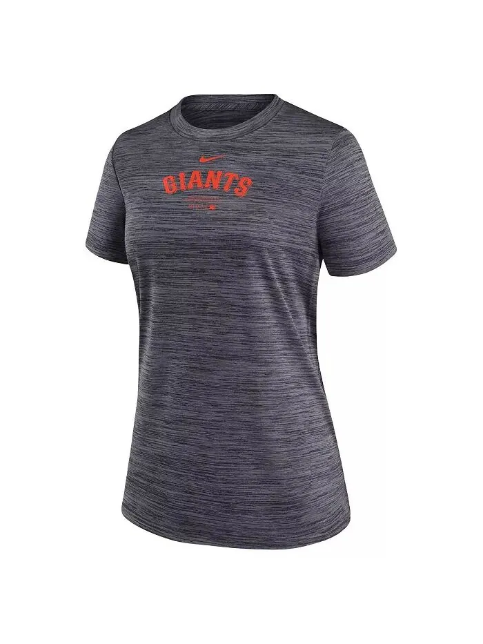 Женская черная футболка San Francisco Giants Authentic Collection Velocity Performance Nike — изображение 3 из 3