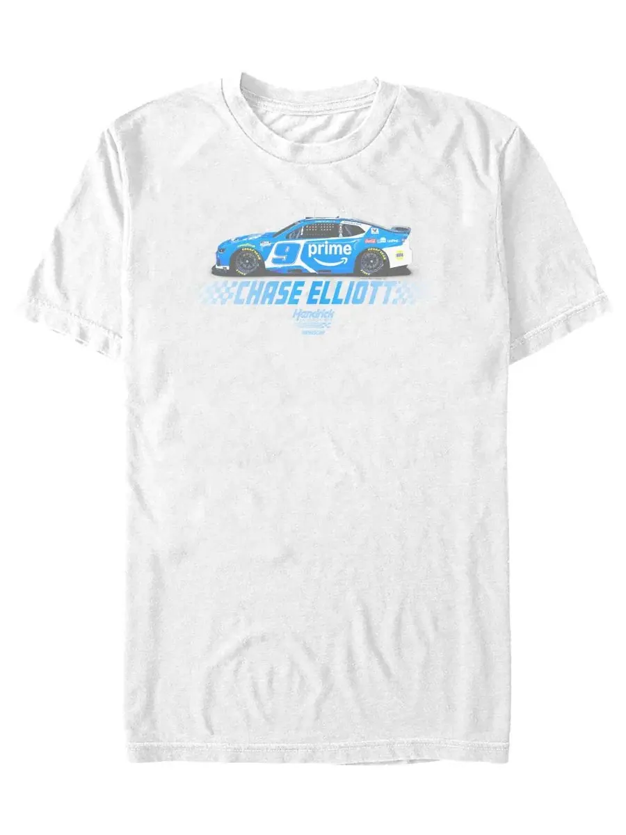 Футболка с принтом NASCAR Chase Elliott No. 9 Fifth Sun — изображение 1 из 3, белый