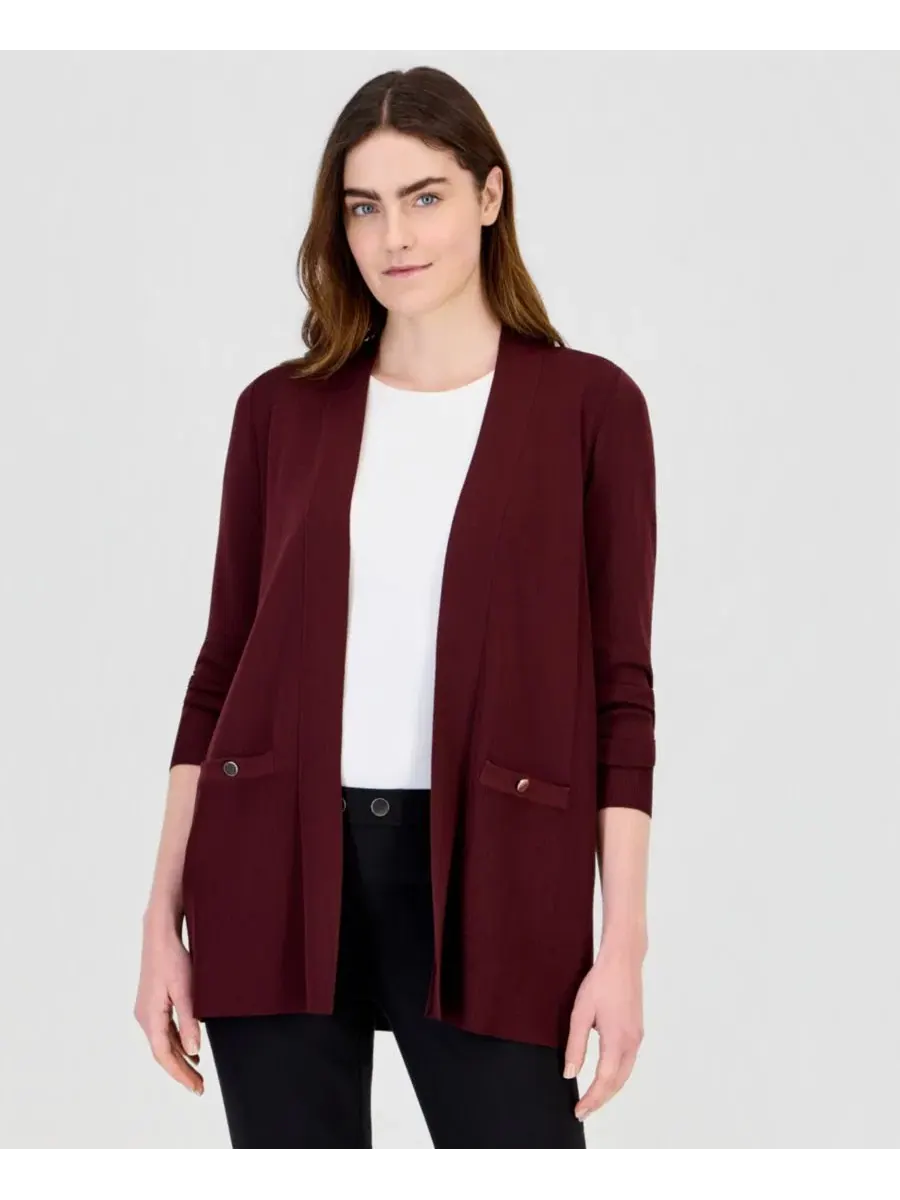 Кардиган длинный с открытым передом Anne Klein