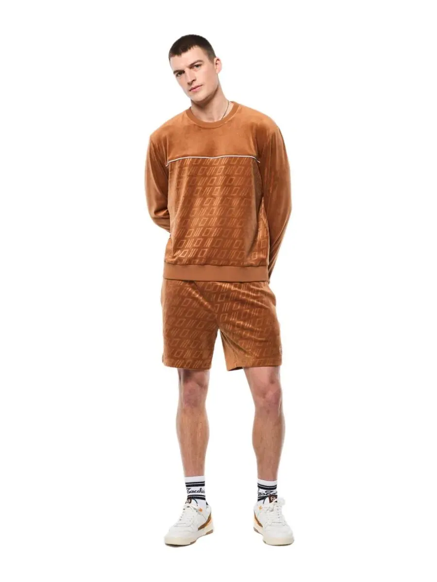 Свитшот Bandiera Debossed Velour Sergio Tacchini, Sugar Almond — изображение 3 из 4