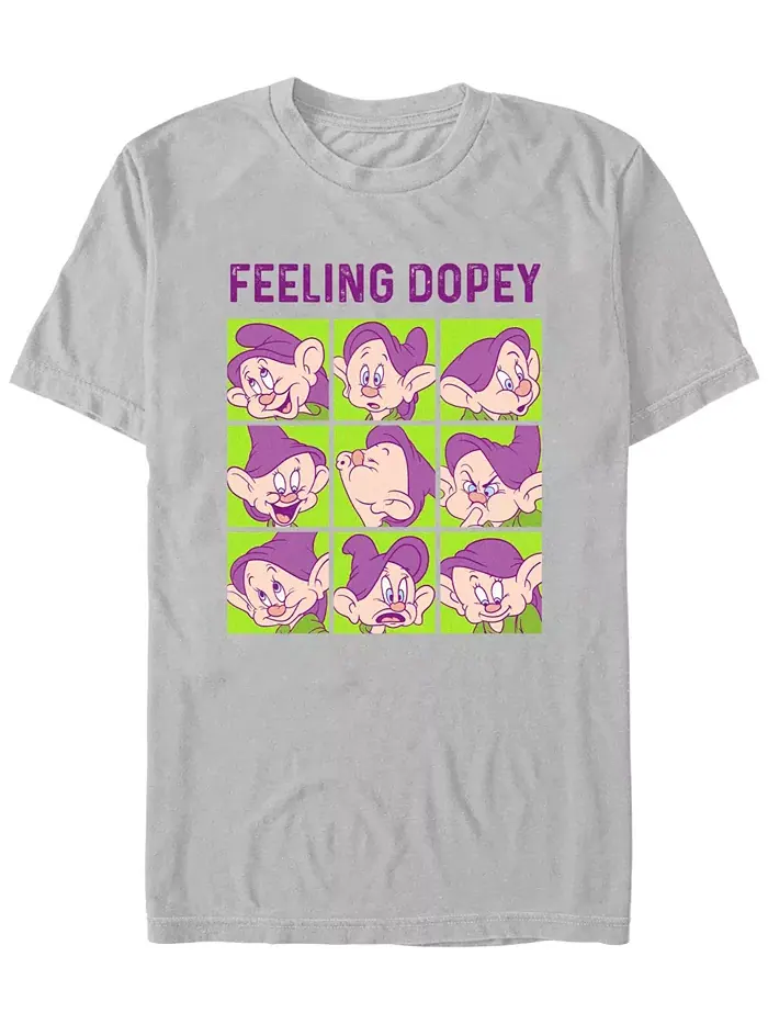 Мужская футболка с коротким рукавом Feeling Dopey Fifth Sun — изображение 1 из 3, серебряный