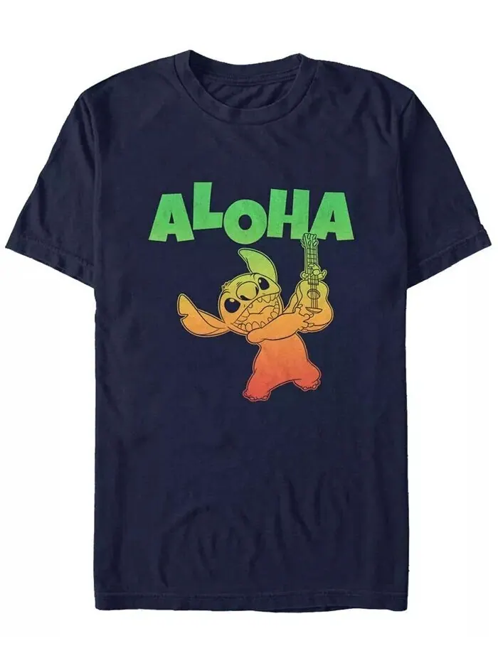 Мужская футболка с коротким рукавом Aloha Stitch Fifth Sun — изображение 1 из 1, темно-синий