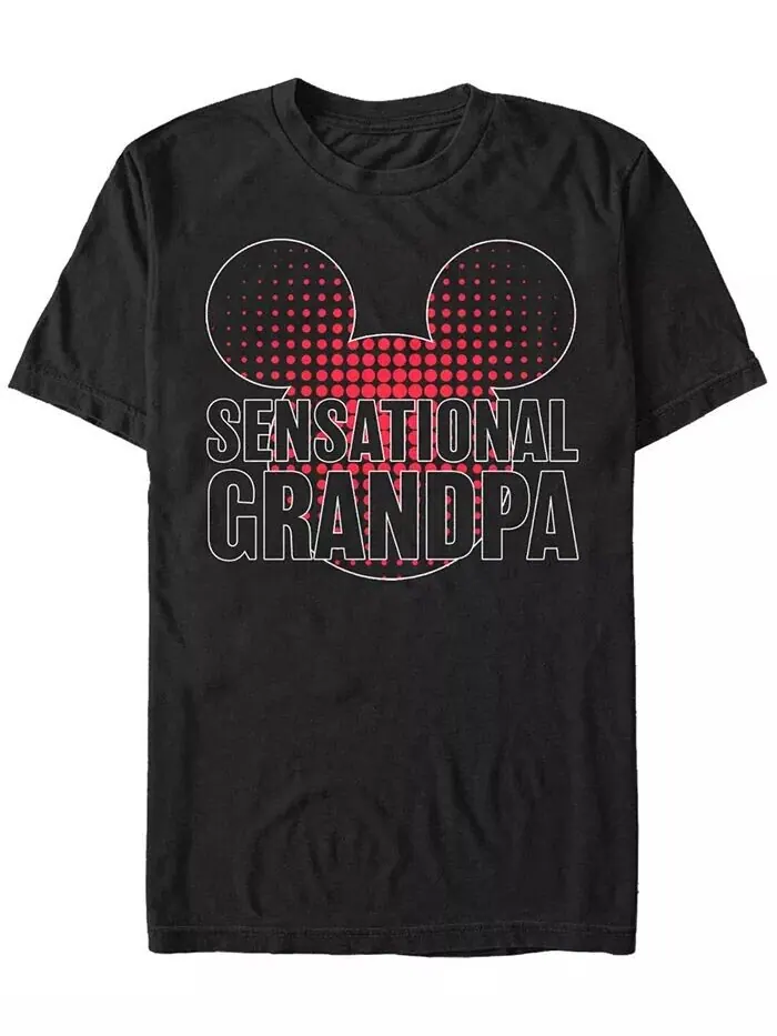 Футболка с коротким рукавом Sensational Grandpa для мужчин Fifth Sun — изображение 1 из 1, черный