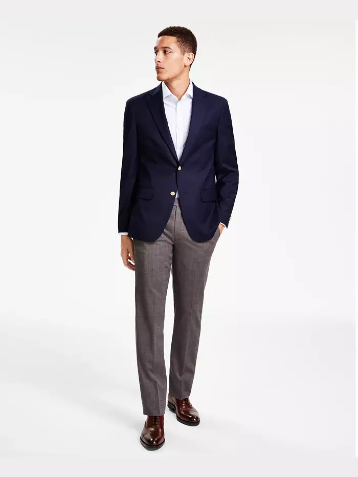 Мужской классический синий блейзер Modern-Fit Tommy Hilfiger