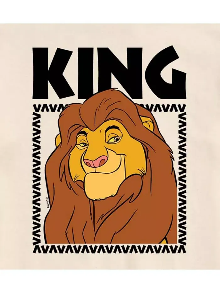Футболка мужская с коротким рукавом Hybrid Apparel King Mufasa AIRWAVES — изображение 6 из 6, приглушенный