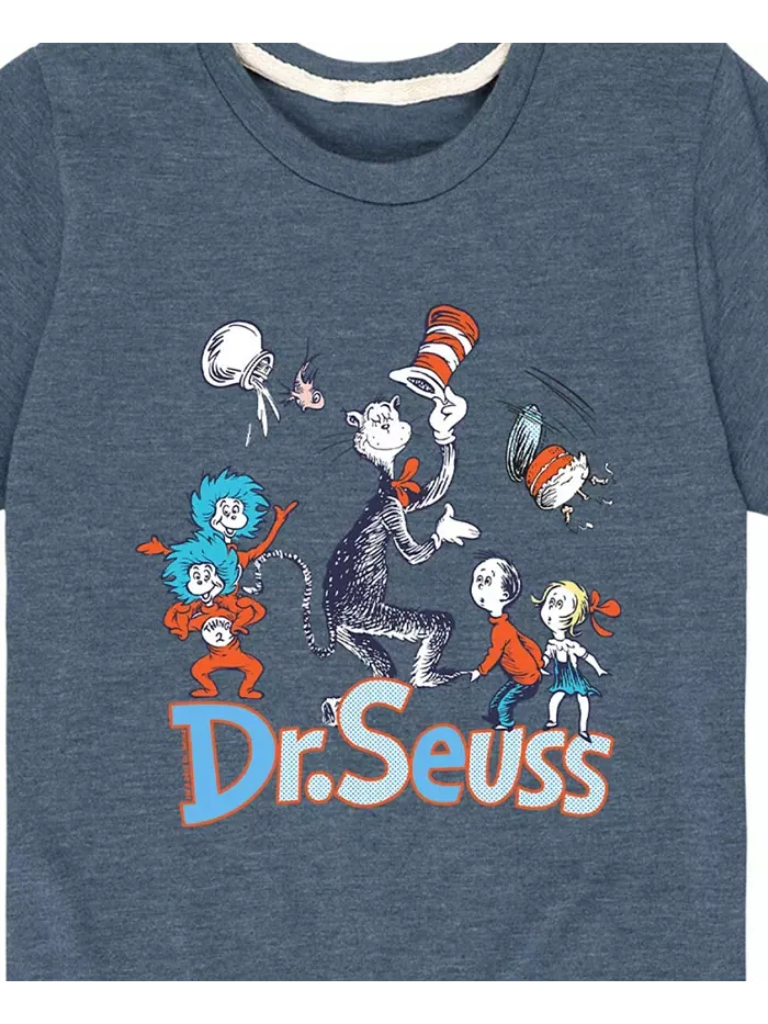 Футболка с принтом Big Boys Dr. Seuss — изображение 3 из 3, синий