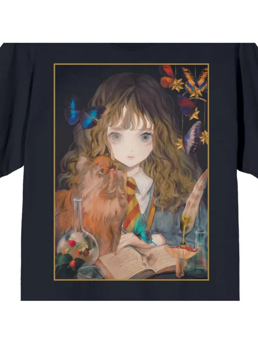 Футболка с длинным рукавом Hermione Granger Harry Potter — изображение 3 из 4, черный