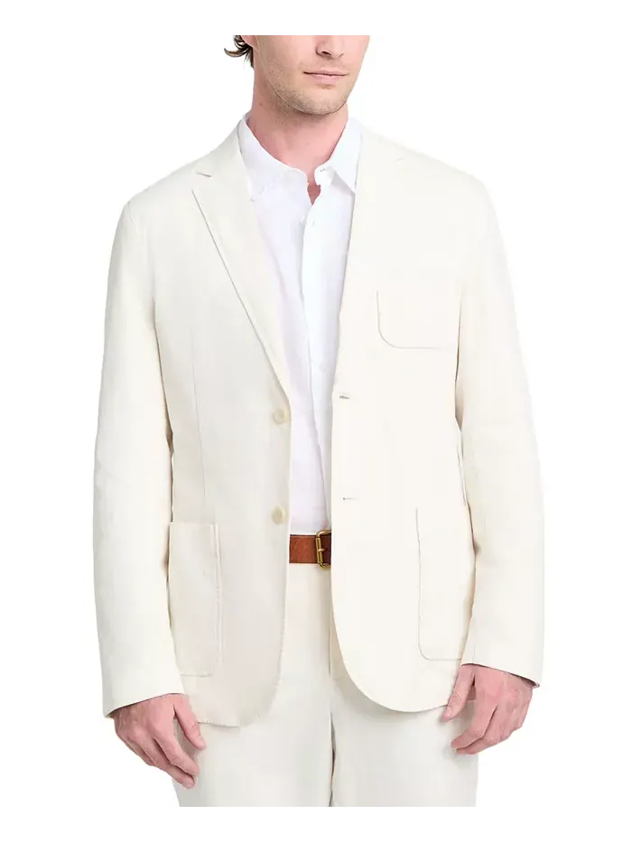 Мужской блазер Tyron Slim-Fit однотонный Guess — изображение 1 из 6, коричневый