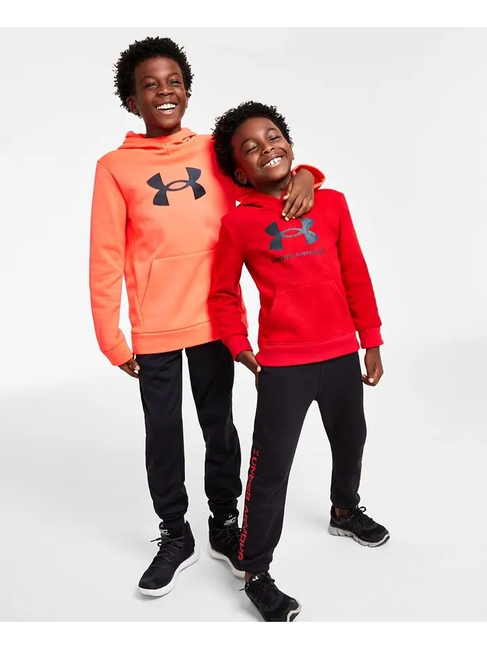 Комплект толстовка с капюшоном, флисовые брюки и штаны Under Armour — изображение 1 из 8, черный