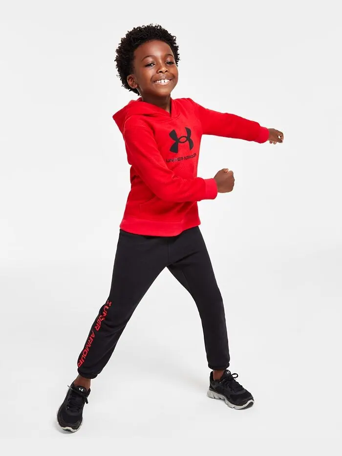Комплект толстовка с капюшоном, флисовые брюки и штаны Under Armour — изображение 2 из 8, черный