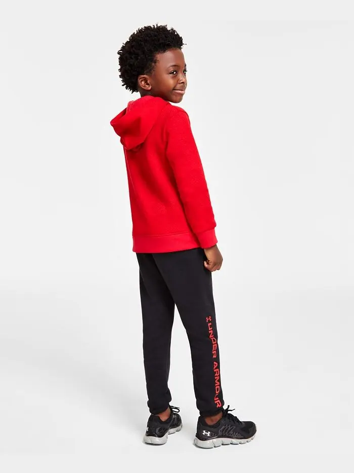 Комплект толстовка с капюшоном, флисовые брюки и штаны Under Armour — изображение 3 из 8, черный