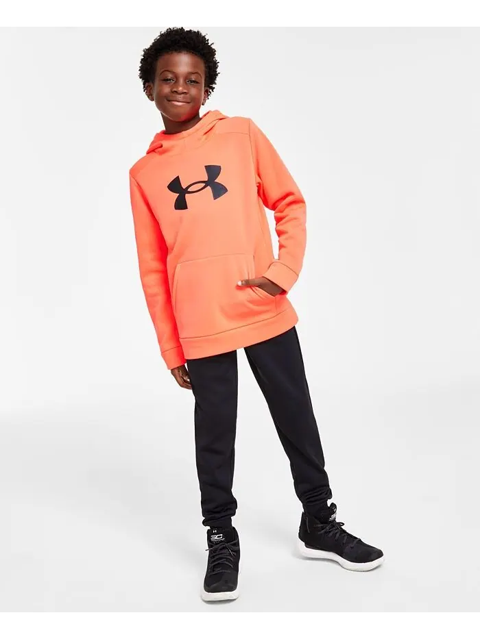 Комплект толстовка с капюшоном, флисовые брюки и штаны Under Armour — изображение 4 из 8, черный