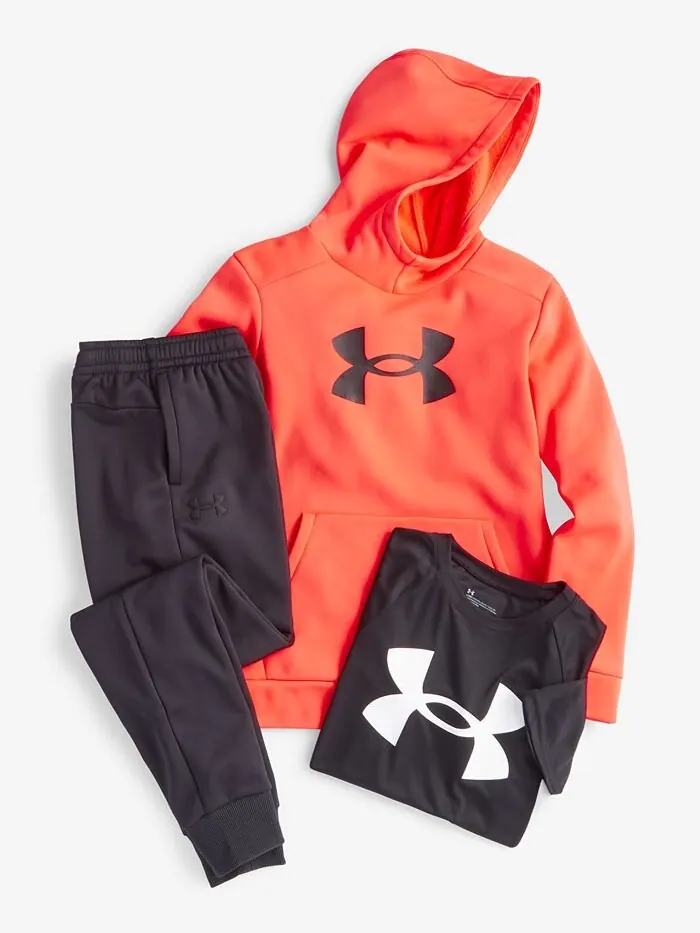 Комплект толстовка с капюшоном, флисовые брюки и штаны Under Armour — изображение 8 из 8, черный