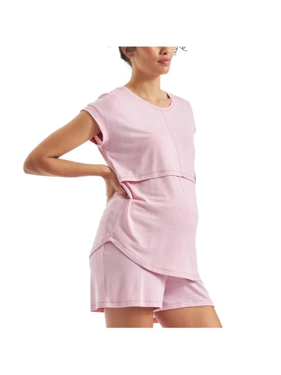 Мечтательная футболка для кормящих мам Ripe Maternity — изображение 2 из 4, розовый