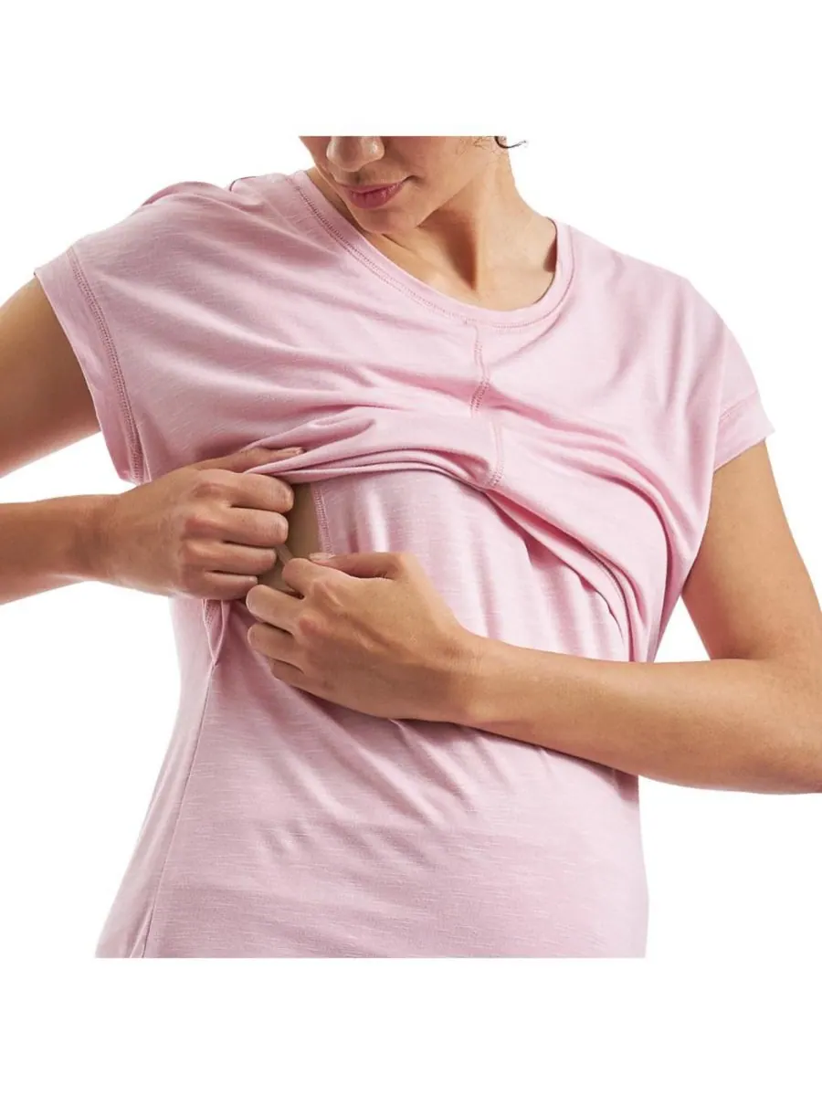Мечтательная футболка для кормящих мам Ripe Maternity — изображение 4 из 4, розовый