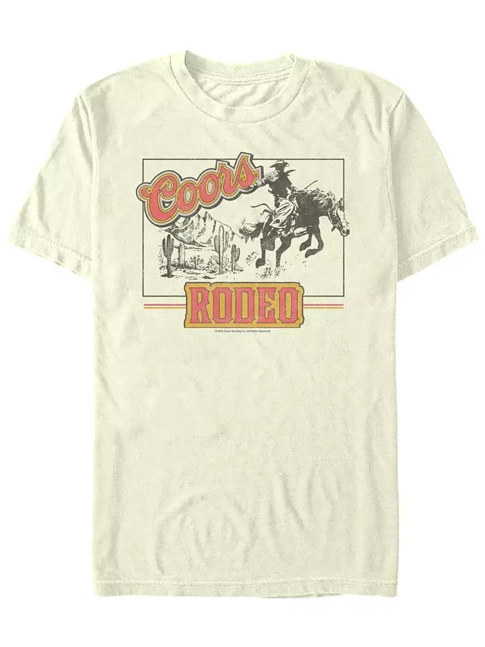 Мужская футболка с коротким рукавом Original Coors Rodeo Coors Brewing Company — изображение 1 из 3, прозрачный
