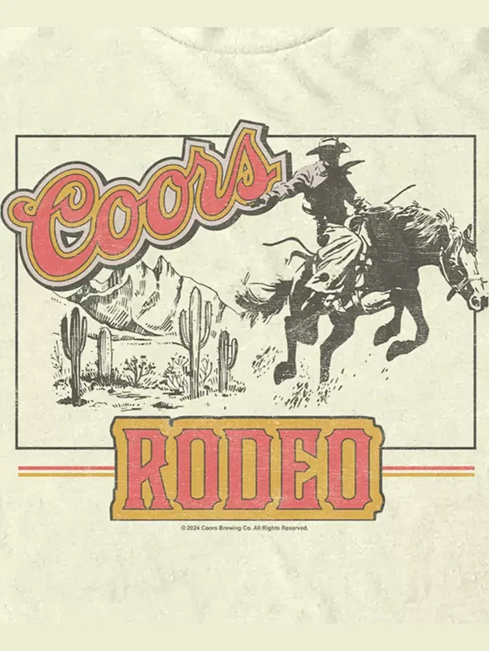 Мужская футболка с коротким рукавом Original Coors Rodeo Coors Brewing Company — изображение 3 из 3, прозрачный