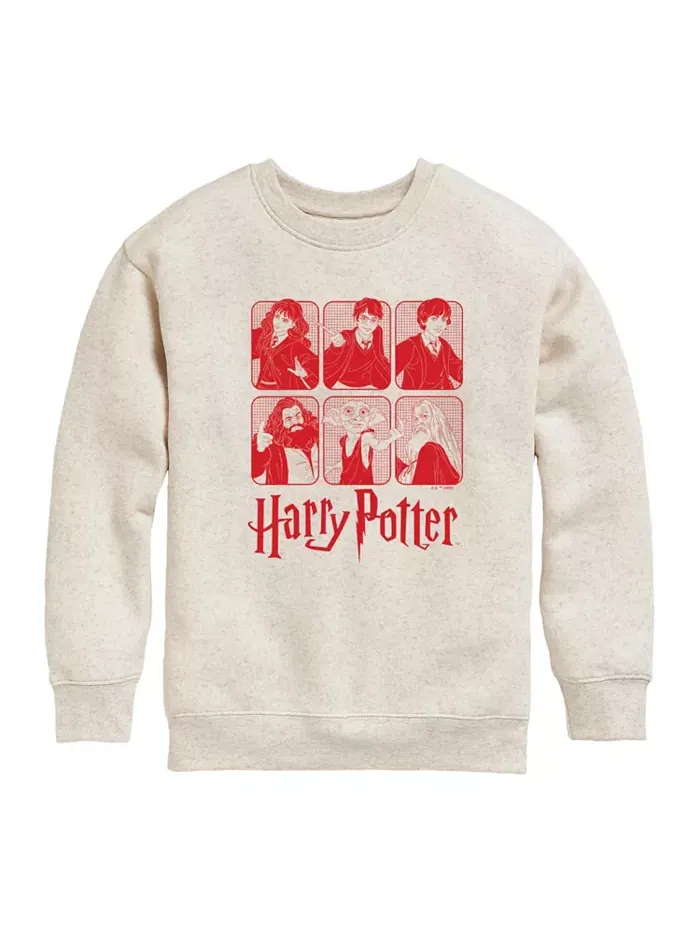 Футболка с регланным рукавом и графическим принтом Big Girls Grid Harry Potter