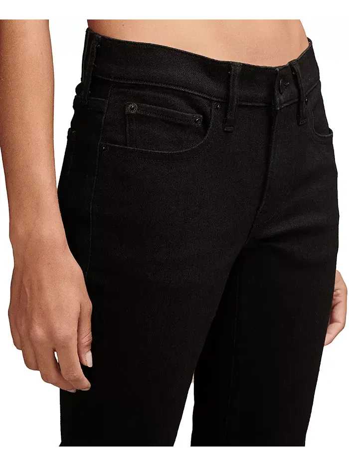 Женские джинсы буткат с заниженной посадкой Lucky Brand — изображение 2 из 6, черный