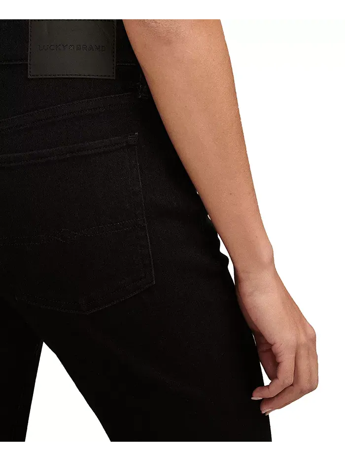 Женские джинсы буткат с заниженной посадкой Lucky Brand — изображение 3 из 6, черный