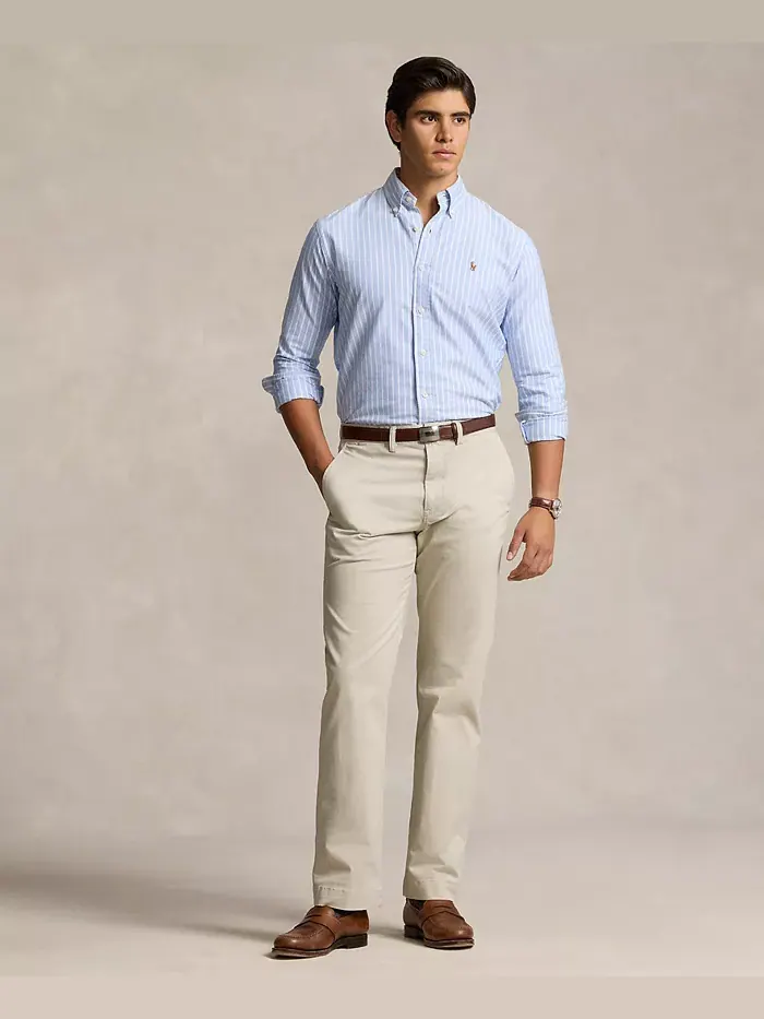 Мужские классические брюки чинос с эластичной тканью Polo Ralph Lauren — 4