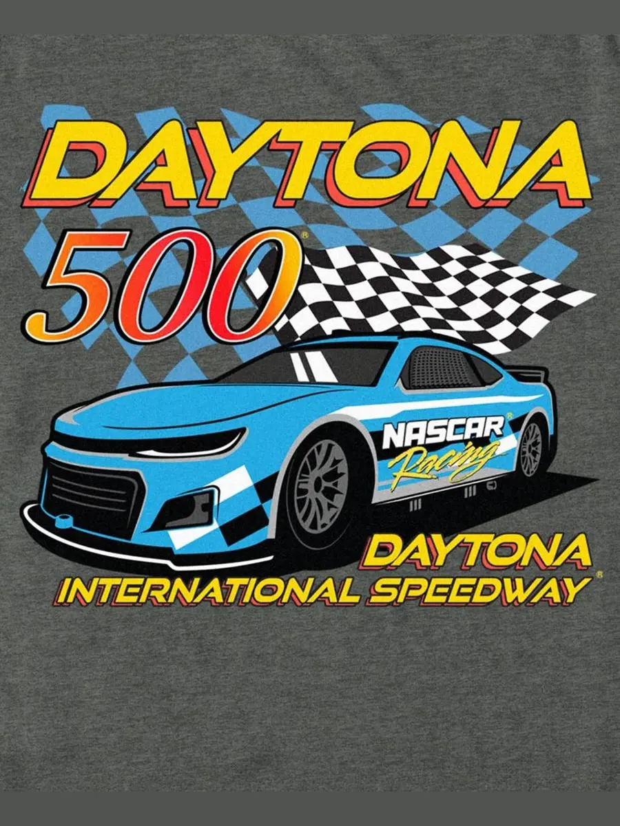 Футболка с графическим принтом Daytona 500 Fifth Sun — изображение 3 из 3, серый