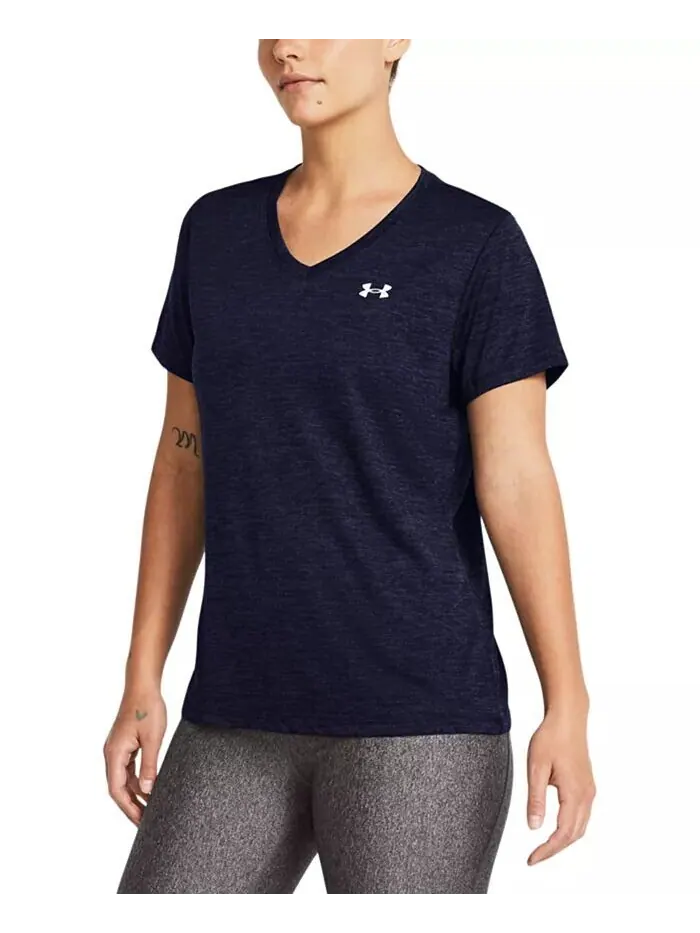 Женский топ Twist Tech с V-образным вырезом и короткими рукавами Under Armour