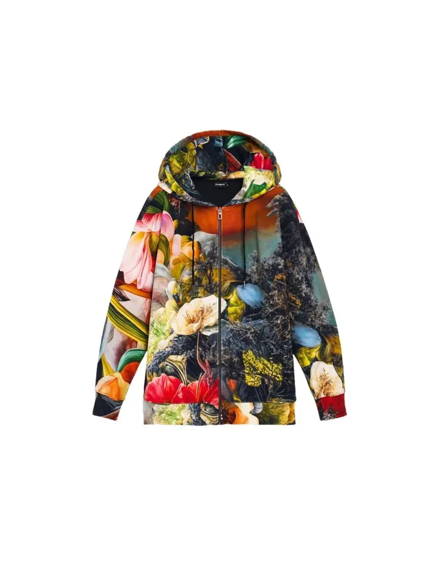 Женский свитшот с принтом, модель Printed Desigual — изображение 5 из 5, мульти
