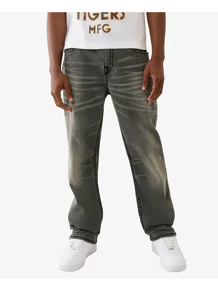Мужские джинсы Bobby Baggy Super T с накладным карманом True Religion — изображение 2 из 3, серый