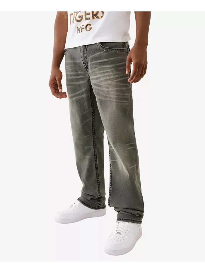 Мужские джинсы Bobby Baggy Super T с накладным карманом True Religion — изображение 3 из 3, серый