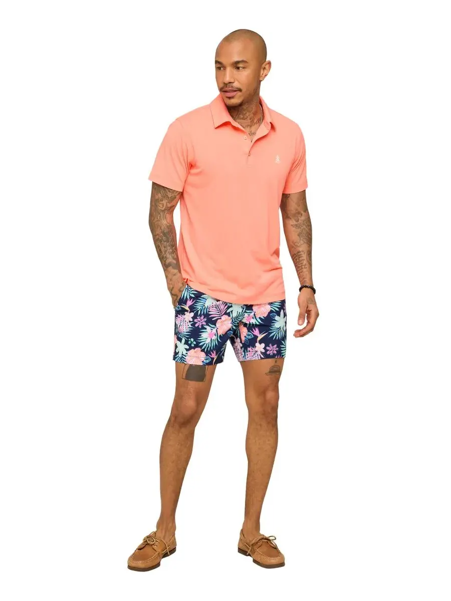 Мужские плавки The Tropic Like Its Hots Classic 55 дюймов Chubbies — изображение 2 из 3, темно-синий