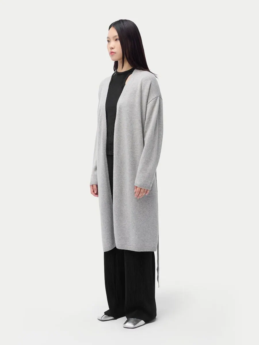 Длинный кашемировый халат для беременных Gobi Cashmere — изображение 4 из 7, серый-серый