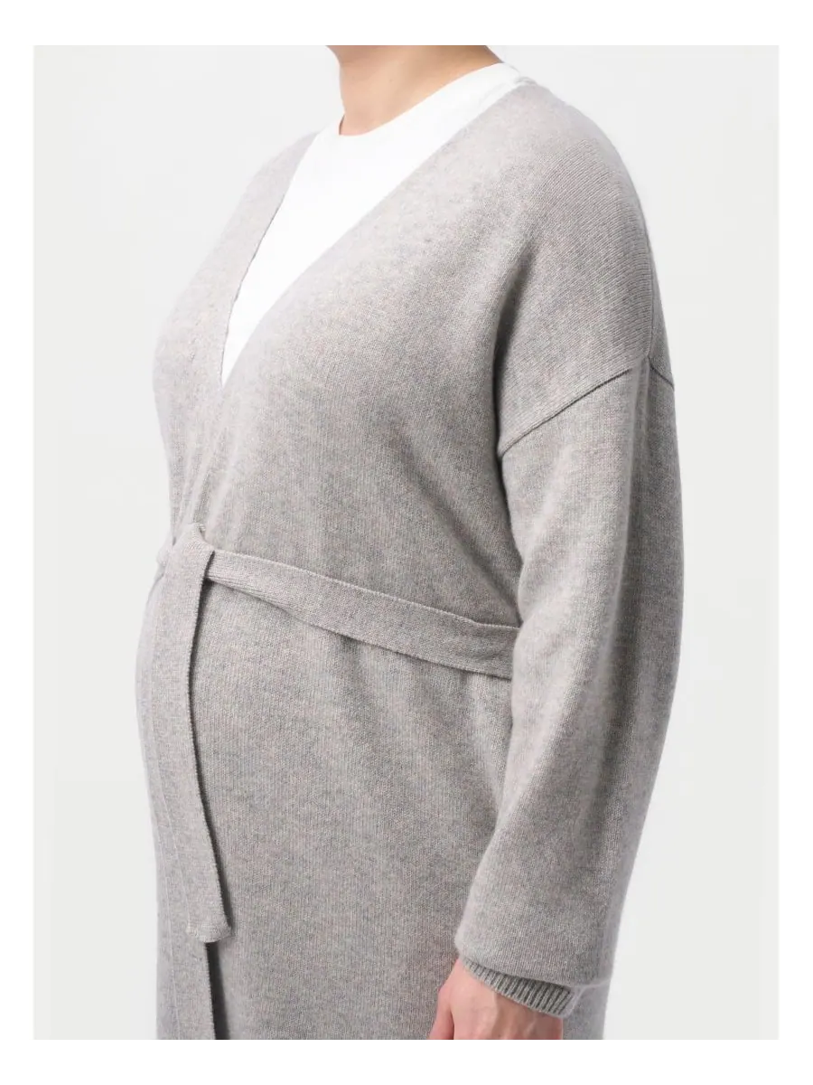 Длинный кашемировый халат для беременных Gobi Cashmere — изображение 7 из 7, серый-серый