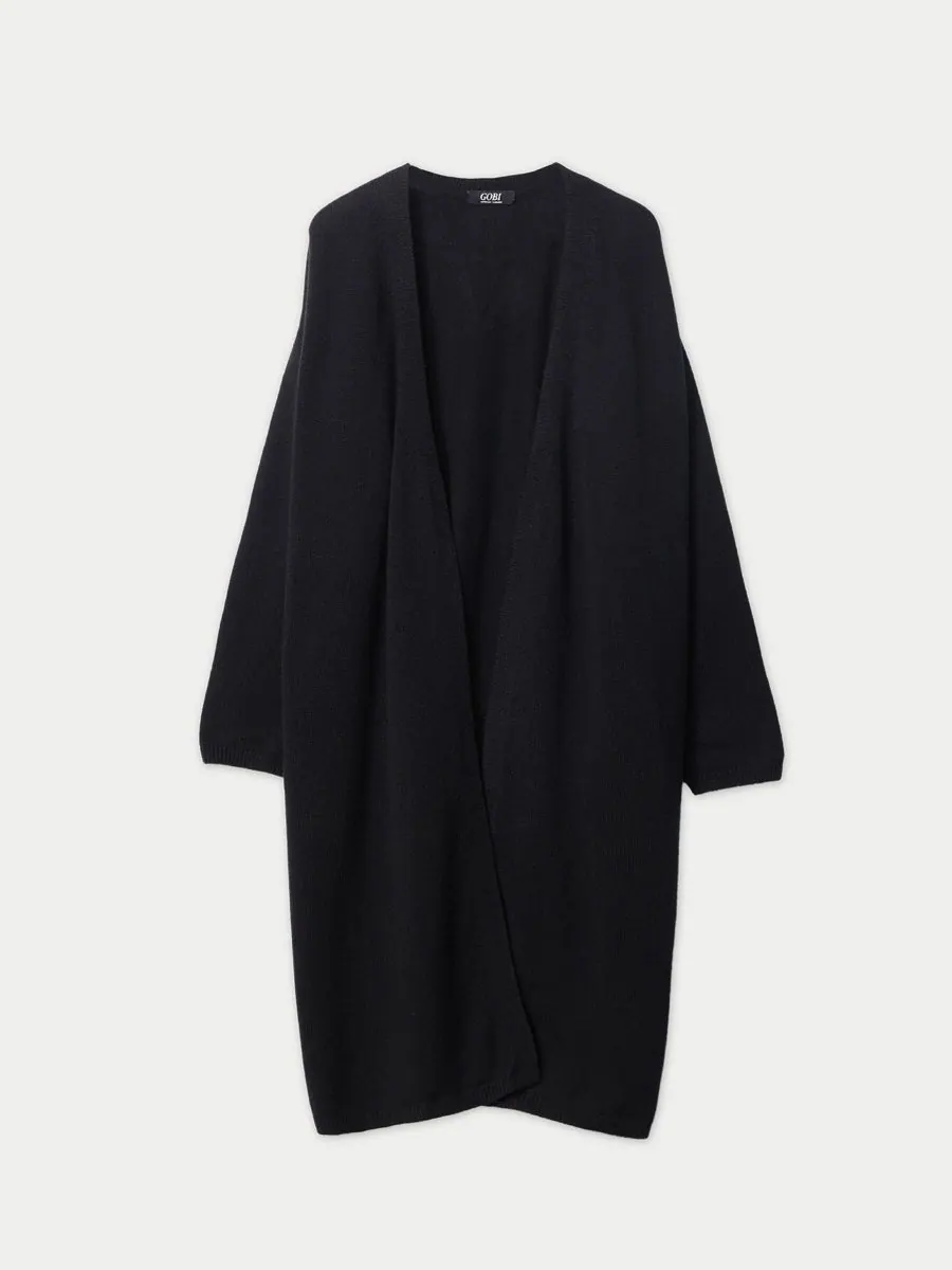 Длинный кашемировый халат для беременных Gobi Cashmere