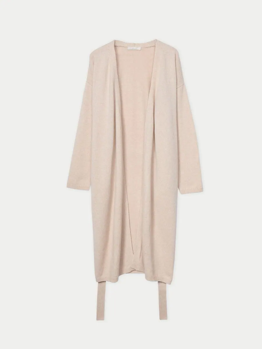 Длинный кашемировый халат для беременных Gobi Cashmere, Neutral-navajo