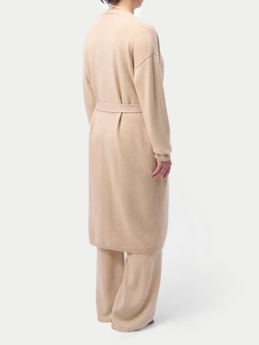 Длинный кашемировый халат для беременных Gobi Cashmere, Neutral-navajo — изображение 5 из 6